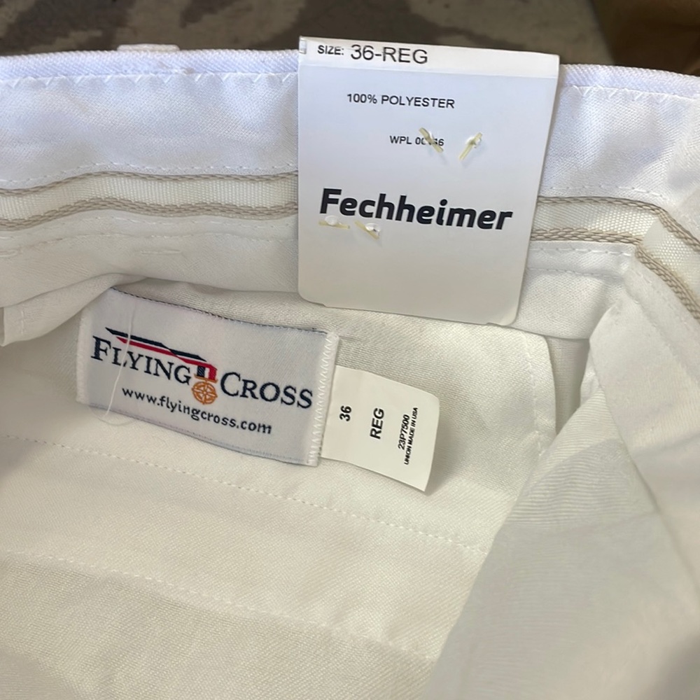 Marine corps white dress pant NWT